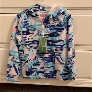 NWT Lilly Pulitzer Girls Small (4-5) Hoodie